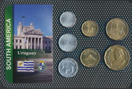 Uruguay Sehr Schön Kursmünzen Sehr Schön Ab 1976 1 Centimo Bis 1 Nuevo Peso (10092056 - Uruguay