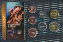 Nightingale Island 2011 Stgl./unzirkuliert Kursmünzen 2011 1/2 Pence Bis 25 Pence (10091840 - Unclassified