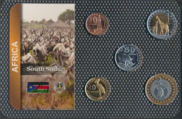 Süd-Sudan  2015 Stgl./unzirkuliert Kursmünzen 2015 10 Piastres Bis 2 Pounds (10091972 - Sudan