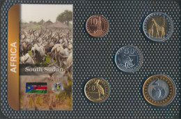 Süd-Sudan  2015 Stgl./unzirkuliert Kursmünzen 2015 10 Piastres Bis 2 Pounds (10091973 - Soedan