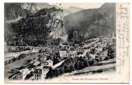 Suisse -- THUSIS  -- 1905 -- Thusis Mit Eingang Zur Viamala.....timbre......cachet - Thusis