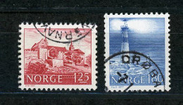 NORVEGE : PAYSAGE - Yvert N° 695+697 Obli. - Usados