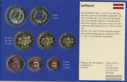 Latvia Stgl./unzirkuliert Kursmünzensatz Mixed Vintages Stgl./unzirkuliert From 2014 Euro Komplettausgfrome - Lettonie