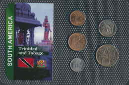 Trinidad Und Tobago Stgl./unzirkuliert Kursmünzen Stgl./unzirkuliert Ab 1973 1 Cent Bis 50 Cents (10092078 - Trindad & Tobago