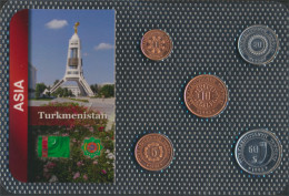 Turkmenistan 1993 Stgl./unzirkuliert Kursmünzen 1993 1 Tenge Bis 50 Tenge (10092059 - Turkmenistan