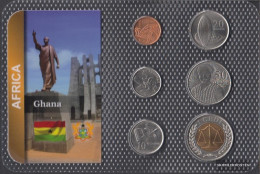 Ghana 2007 Stgl./unzirkuliert Kursmünzen Stgl./unzirkuliert 2007 1 Pesewas Until 1 Cedi - Ghana