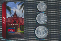 Kambodscha 1959 Stgl./unzirkuliert Kursmünzen 1959 10 Sen Bis 50 Sen (10091250 - Camboya