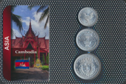 Kambodscha 1959 Stgl./unzirkuliert Kursmünzen 1959 10 Sen Bis 50 Sen (10091252 - Cambodja