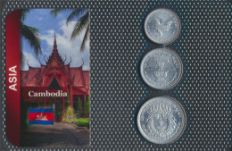 Kambodscha 1959 Stgl./unzirkuliert Kursmünzen 1959 10 Sen Bis 50 Sen (10091255 - Camboya