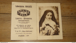 Calendrier De Poche, Religieuse, Laboratoires Nogues A PARIS, 1937 ........ PHI ...  E1-22 - Petit Format : 1921-40