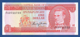 BARBADOS - P.29 –  1 DOLLAR ND 1973 UNC, S/n F13711722 - Barbados (Barbuda)