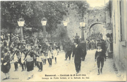 Delcampe - Cpa BONNEVAL 28 - Cavalcade Du 28 Avril 1912 - Groupe De Petits Soldats Et La Ballade Du Gaz - Gourmond - Bonneval