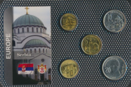 Serbien Stgl./unzirkuliert Kursmünzen Stgl./unzirkuliert Ab 2005 1 Dinar Bis 20 Dinara (10092021 - Serbie