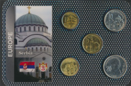 Serbien Stgl./unzirkuliert Kursmünzen Stgl./unzirkuliert Ab 2005 1 Dinar Bis 20 Dinara (10092024 - Servië