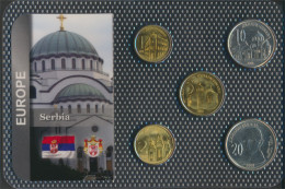 Serbien Stgl./unzirkuliert Kursmünzen Stgl./unzirkuliert Ab 2005 1 Dinar Bis 20 Dinara (10092028 - Serbien