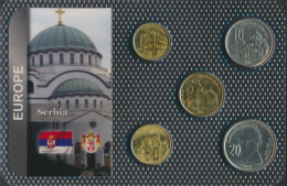 Serbien Stgl./unzirkuliert Kursmünzen Stgl./unzirkuliert Ab 2005 1 Dinar Bis 20 Dinara (10092030 - Serbie