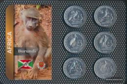 Burundi 2014 Stgl./unzirkuliert Kursmünzen Stgl./unzirkuliert 2014 6 X 5 Francs - Burundi