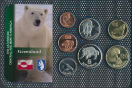 Dänemark - Grönland 2010 Stgl./unzirkuliert Kursmünzen 2010 25 Öre Bis 20 Kroner (10091620 - Grönland