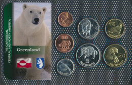 Dänemark - Grönland 2010 Stgl./unzirkuliert Kursmünzen 2010 25 Öre Bis 20 Kroner (10091625 - Greenland