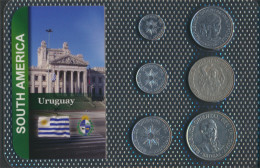 Uruguay 1989 Sehr Schön Kursmünzen 1989 5 Bis 500 Nuevos Pesos (10092047 - Uruguay