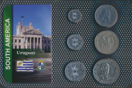 Uruguay 1989 Sehr Schön Kursmünzen 1989 5 Bis 500 Nuevos Pesos (10092048 - Uruguay