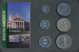 Uruguay 1989 Sehr Schön Kursmünzen 1989 5 Bis 500 Nuevos Pesos (10092050 - Uruguay