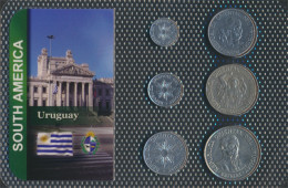 Uruguay 1989 Sehr Schön Kursmünzen 1989 5 Bis 500 Nuevos Pesos (10092051 - Uruguay