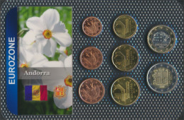 Andorra 2014 Stgl./unzirkuliert Kursmünzen 2014 1 Cent Bis 2 Euro (10092238 - Andorre