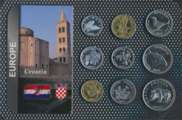 Kroatien 2022 Stgl./unzirkuliert Kursmünzen 2022 1 Lipa Bis 5 Kuna (10092223 - Croazia