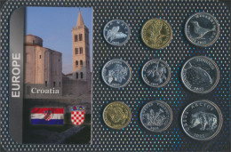 Kroatien 2022 Stgl./unzirkuliert Kursmünzen 2022 1 Lipa Bis 5 Kuna (10092223 - Croacia