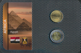 Ägypten 2022 Stgl./unzirkuliert Kursmünzen 2022 50 Piatres Bis 1 Pound (10092212 - Egypt