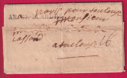 ARMEE DES FLANDRES TEXTE DU CAMP DE GAND BELGIQUE 1708 POUR TOULOUSE LETTRE - Army Postmarks (before 1900)