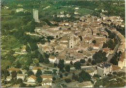 46. MONTCUQ. VUE GENERALE AERIENNE. 1974. - Montcuq