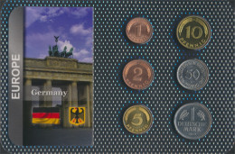 BRD Stgl./unzirkuliert Kursmünzen Stgl./unzirkuliert Ab 1950 1 Pfennig Bis 1 Mark (10092187 - Mint Sets & Proof Sets