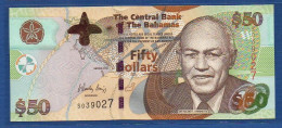 BAHAMAS - P.75A – 50 Dollars 2012 UNC, S/n S039027 - Bahama's
