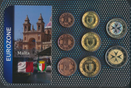 Malta Stgl./unzirkuliert Kursmünzen Stgl./unzirkuliert Ab 2008 1 Cent Bis 1 Euro (10092144 - Malte