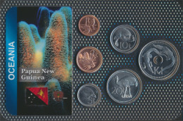 Papua-Neuguinea Stgl./unzirkuliert Kursmünzen Stgl./unzirkuliert Ab 1995 1 Toea Bis 1 Kina (10092323 - Papua New Guinea