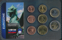 Slowenien 2007 Stgl./unzirkuliert Kursmünzen 2007 1 Cent Bis 2 Euro (10092300 - Slovenië