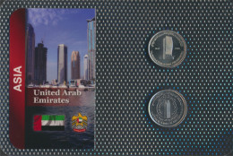 Vereinigte Arabische Emirate Stgl./unzirkuliert Kursmünzen Stgl./unzirkuliert Ab 1998 2x 1 Dirham (10092279 - Emirati Arabi