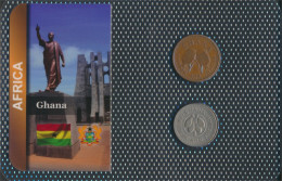 Ghana Sehr Schön Kursmünzen Sehr Schön Ab 1967 1 Pesewas Bis 10 Pesewas (10092179 - Ghana