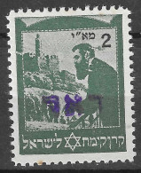 ISRAEL INTERIM PERIODE THEODOR HERZL - Unused Stamps (without Tabs)