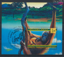 UNO - Genf Block10 (kompl.Ausg.) Gestempelt 1998 WHO - Orang-Utan (10073201 - Gebruikt