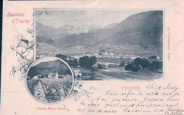 Yvorne VD, Village Et Maison Blanche (2.10.1899) - Yvorne