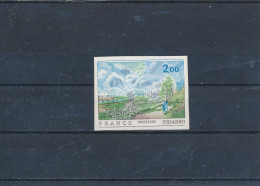 Non Dentelé France 1981 Tableau N° 2136 Peinture La Sente Du Chou De Pissarro Cote 85 € (en 2017) Prix Env. 15 % - 1981-1990