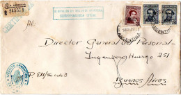ARGENTINA 1950 - Official Registered Cover From Formosa To Buenos Aires - Covers & Documents