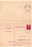 66687 - DDR - 1969 - 15Pfg Ulbricht GAAntwKte DRESDEN -> HERZLIYA (Israel), M Anh AntwKte Zurueck Gelaufen - Lettres & Documents