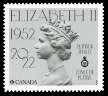 Canada (Scott No.3318 - Queen Elizabeth 70th) [**] 2022 Autocollant / Self Adhesive - Neufs