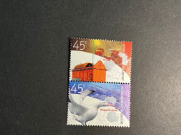 (stamp 31-5-2023)  AAT Pair Of Used Stamps (2) - Gebraucht