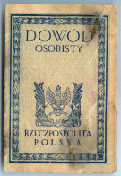 Poland Passport 1923 Pasaporte, Passeport, Reisepass - Documents Historiques