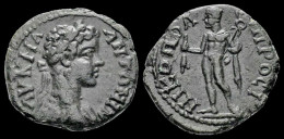 Moesia Inferior Nicopolis Ad Istrum Caracalla AE17 Hermes Standing - Provinces Et Ateliers